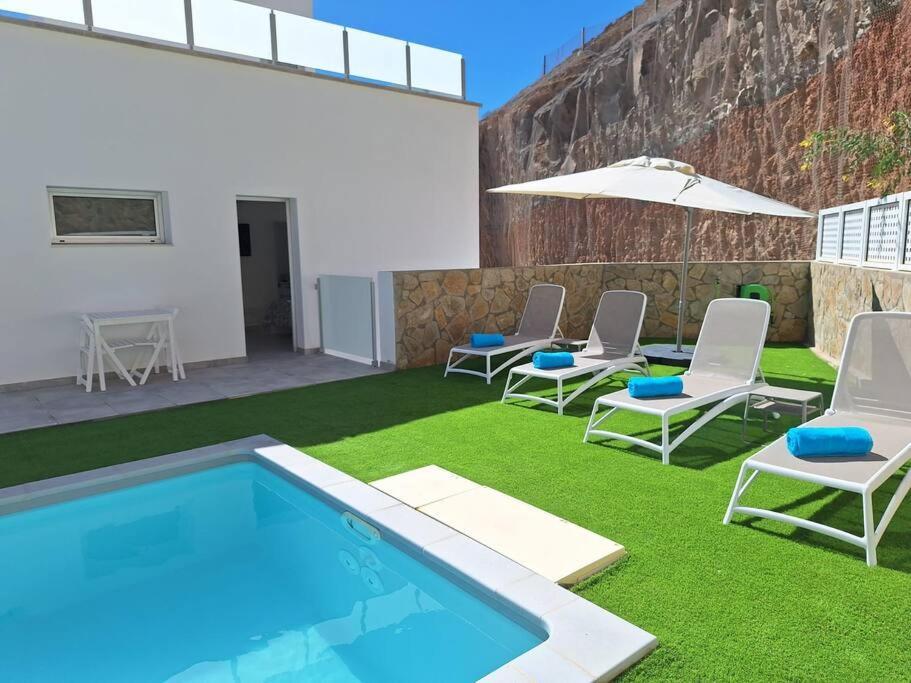 Malibu Mogan Secret Pool Villa - Piscina Privada Y Climatizada - Exclusive Heated Pool La Playa de Tauro Exterior foto