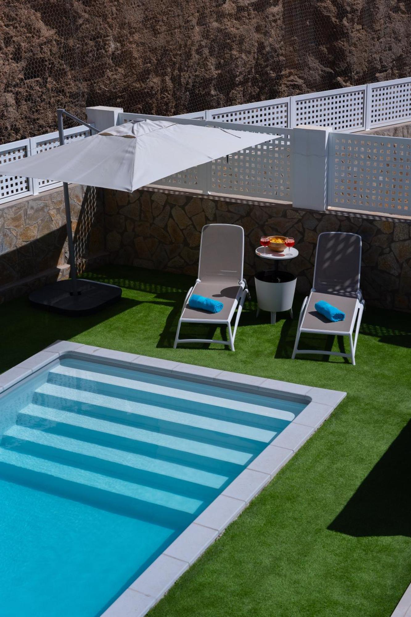 Malibu Mogan Secret Pool Villa - Piscina Privada Y Climatizada - Exclusive Heated Pool La Playa de Tauro Exterior foto
