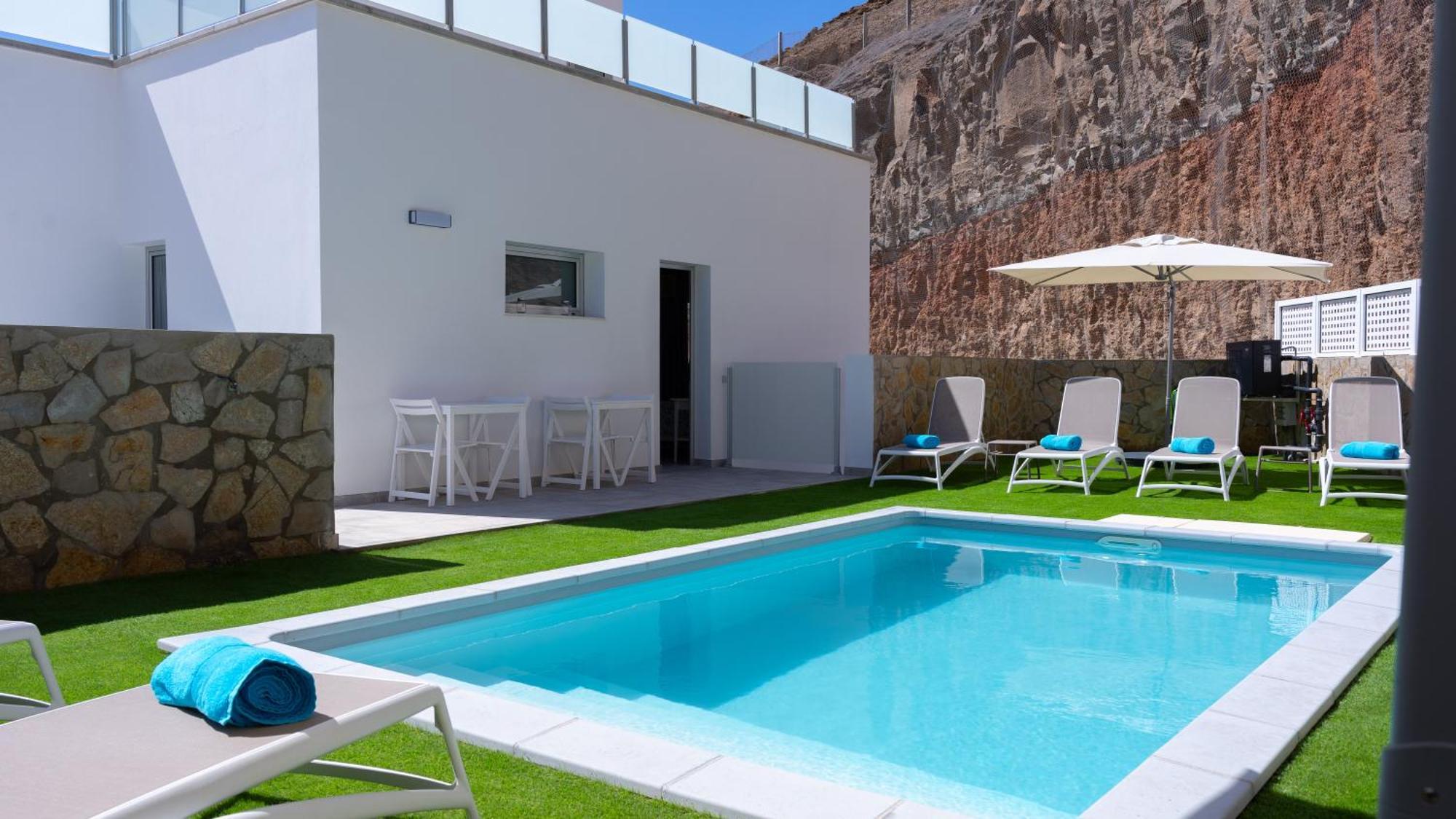 Malibu Mogan Secret Pool Villa - Piscina Privada Y Climatizada - Exclusive Heated Pool La Playa de Tauro Exterior foto