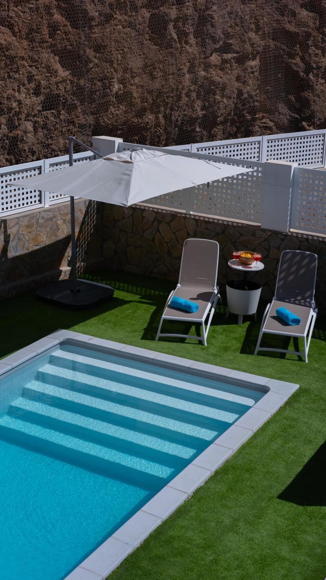 Malibu Mogan Secret Pool Villa - Piscina Privada Y Climatizada - Exclusive Heated Pool La Playa de Tauro Exterior foto